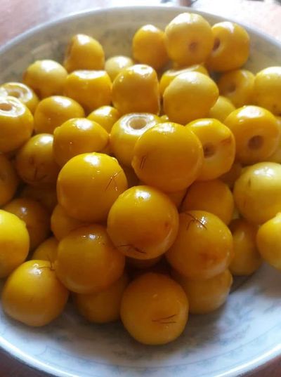 closeup of craboo fruit