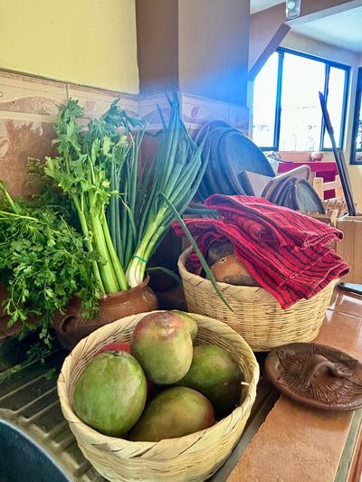 Ingredients for Guatemalan dishes green cooking ingredients