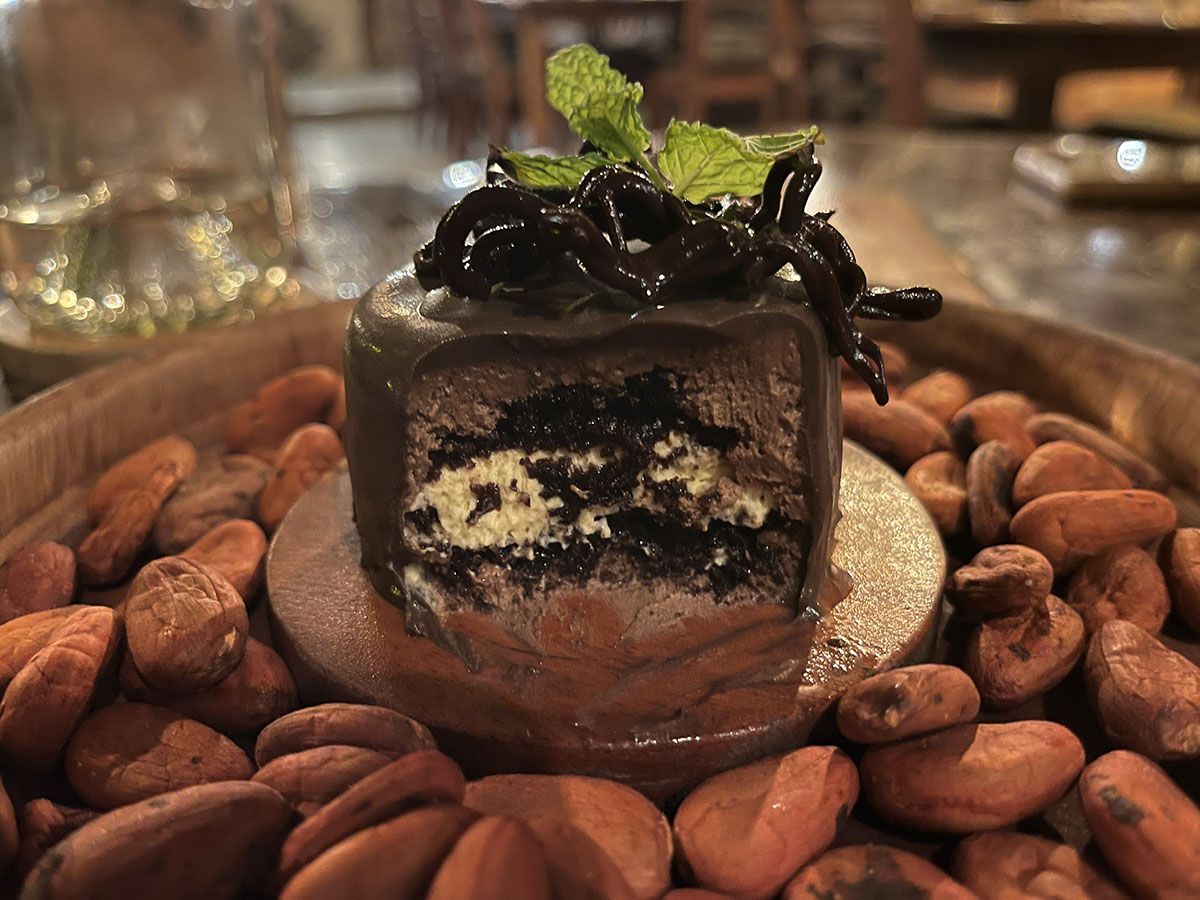 fancy layered chocolate cake